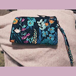 NWOT Vera Bradley Midnight Blues Wallet/ Wristlet